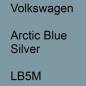 Preview: Volkswagen, Arctic Blue Silver, LB5M.